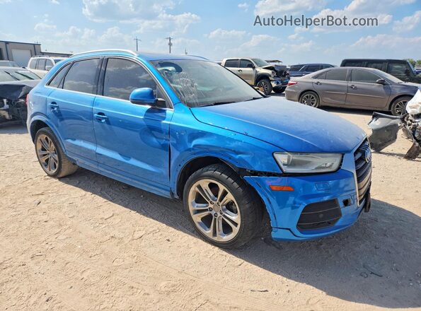 WA1BFCFS6GR008962 2016 AUDI Q3 Blue Առջևի աջ