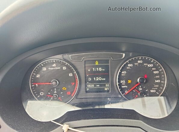 WA1BFCFS6GR013644 2016 AUDI Q3 Серый Вид щитка приборов
