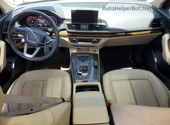 WA1BNAFY0L2072297 2020 AUDI Q5 Blue Dashboard view
