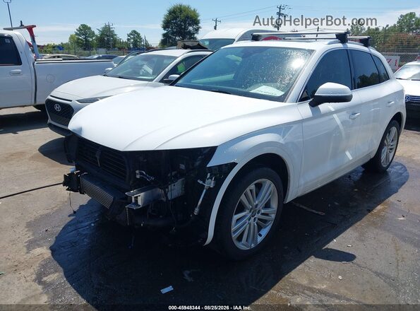 WA1BNAFY1J2236024 2018 AUDI Q5 White Vista tres cuartos delantera izquierda