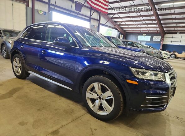 WA1BNAFY2J2001986 2018 AUDI Q5 Blue Przód prawy