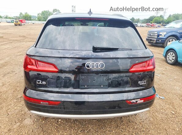 WA1BNAFY2J2006623 2018 AUDI Q5 Black უკანა ხედი