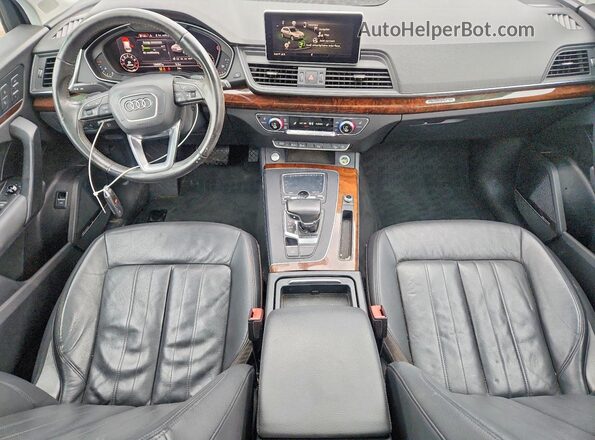 WA1BNAFY2J2006623 2018 AUDI Q5 Black წინა პანელის ხედი