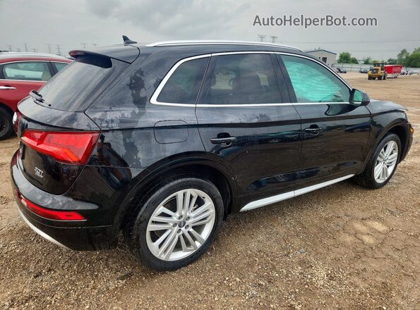 WA1BNAFY2J2006623 2018 AUDI Q5 Black უკანა მარჯვენა