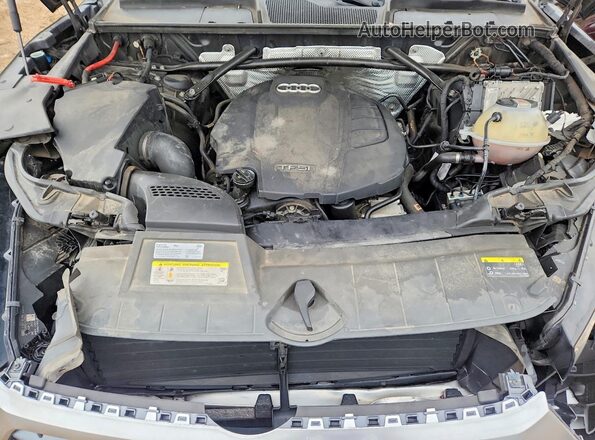 WA1BNAFY2J2006623 2018 AUDI Q5 Black ძრავის განყოფილების ხედი