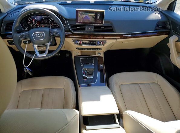 WA1BNAFY2J2010798 2018 AUDI Q5 White Engine compartment view