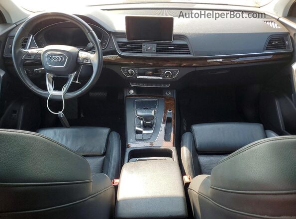 WA1BNAFY2J2018593 2018 AUDI Q5 Gray Widok deski rozdzielczej