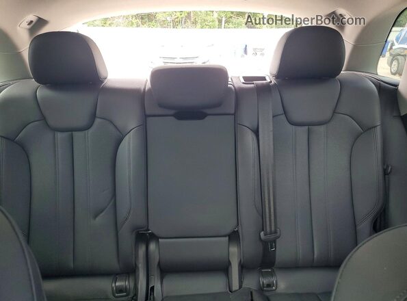 WA1BNAFY2K2017543 2019 AUDI Q5 Black Հետևի նստատեղերի տեսք