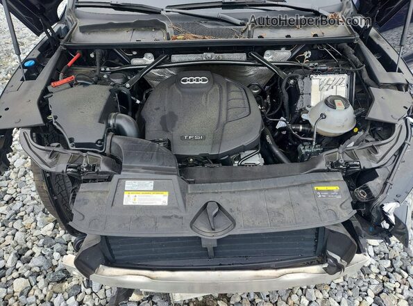 WA1BNAFY2L2026938 2020 AUDI Q5 Black ძრავის განყოფილების ხედი