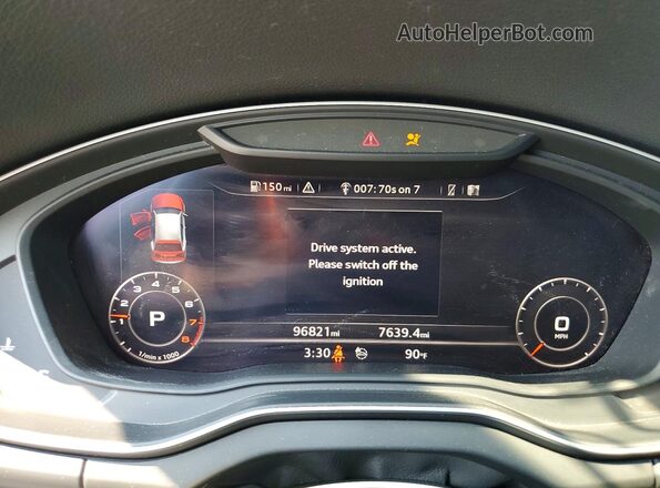 WA1BNAFY2L2046008 2020 AUDI Q5 Silver Սարքավորումների վահանակի տեսք