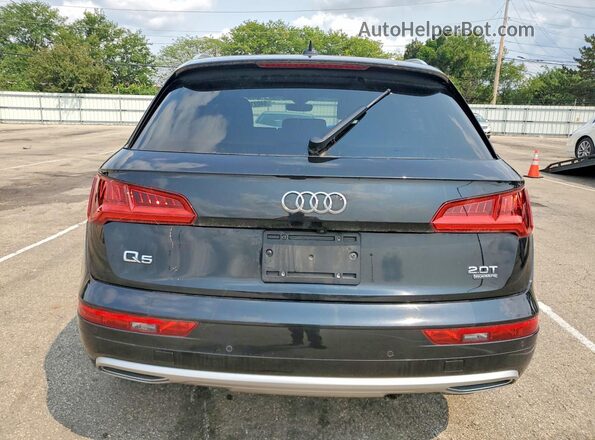WA1BNAFY3J2134286 2018 AUDI Q5 Black Հետևի տեսք