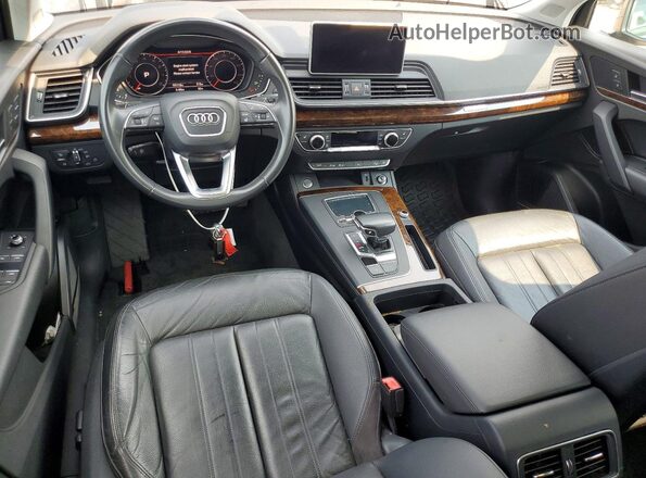 WA1BNAFY3J2134286 2018 AUDI Q5 Black Առջևի վահանակի տեսք