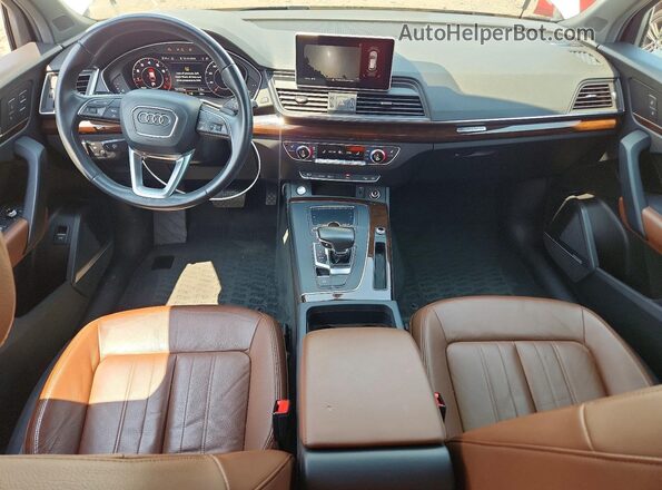 WA1BNAFY3J2216034 2018 AUDI Q5 Белый Вид панели приборов