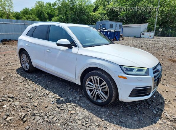 WA1BNAFY3J2216034 2018 AUDI Q5 Белый Передняя правая четверть