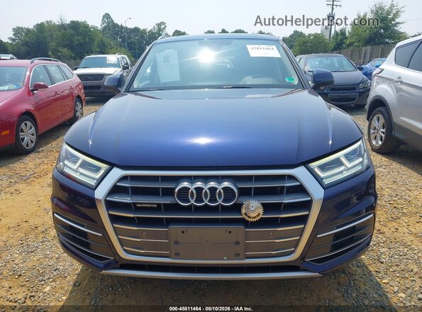 WA1BNAFY4J2010429 2018 AUDI Q5 Dark Blue Սարքավորումների վահանակի տեսք