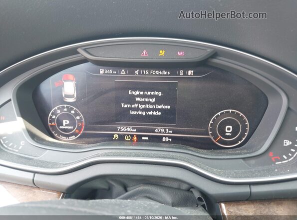 WA1BNAFY4J2010429 2018 AUDI Q5 Dark Blue Հետևի նստատեղերի տեսք
