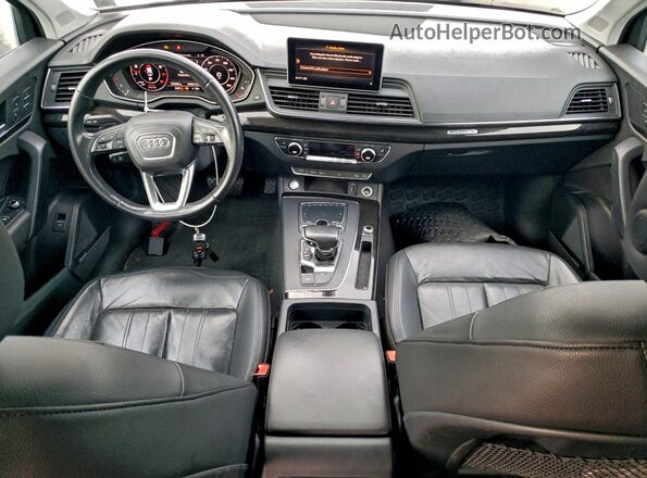 WA1BNAFY4J2143157 2018 AUDI Q5 Black Widok deski rozdzielczej
