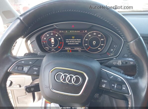 WA1BNAFY4J2206841 2018 AUDI Q5 Silver უკანა სავარძლების ხედი