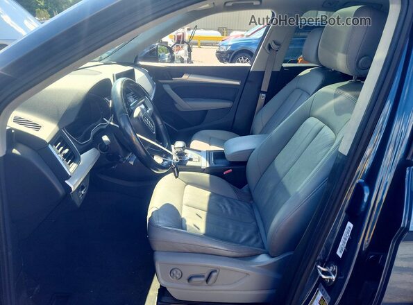WA1BNAFY5J2101693 2018 AUDI Q5 Blue Սալոնի դիմացի տեսք