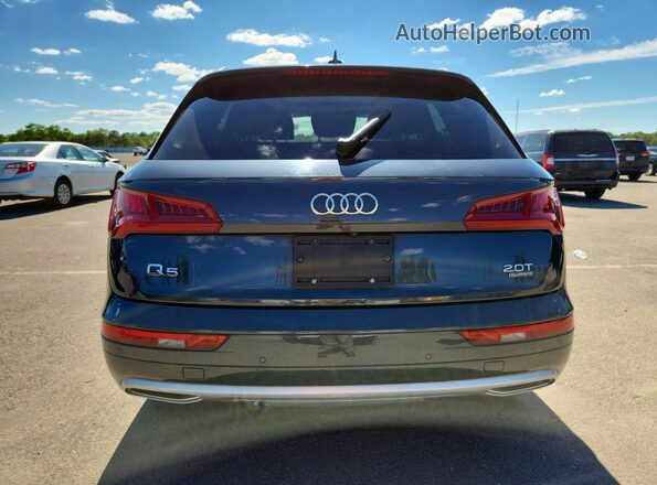 WA1BNAFY5J2214513 2018 AUDI Q5 Blue Հետևի տեսք