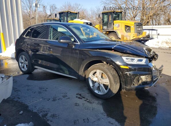 WA1BNAFY5J2244448 2018 AUDI Q5 Black უკანა სავარძლების ხედი