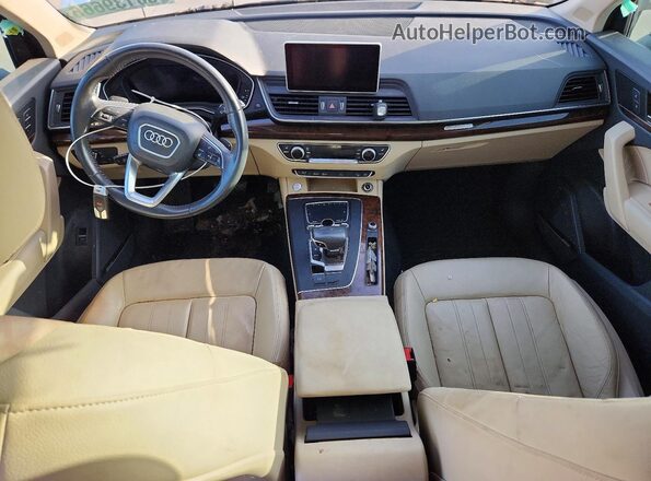 WA1BNAFY8J2006352 2018 AUDI Q5 White Առջևի վահանակի տեսք