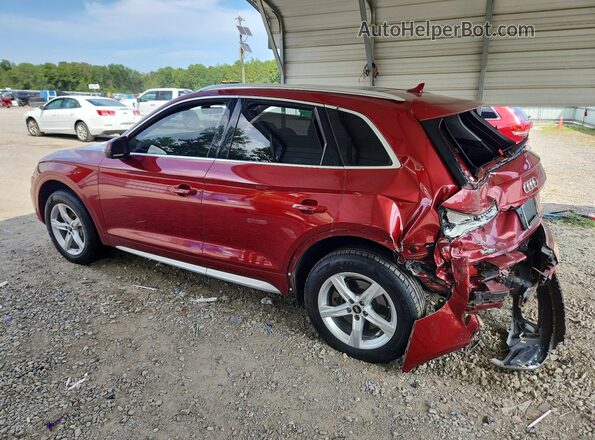 WA1BNAFY8J2060296 2018 AUDI Q5 Maroon Задня ліва чверть