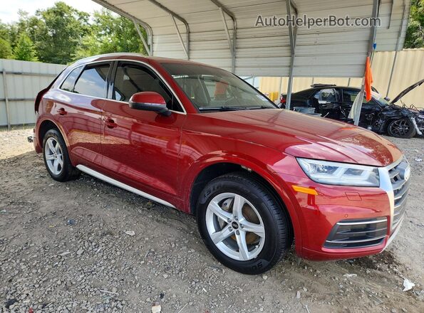 WA1BNAFY8J2060296 2018 AUDI Q5 Maroon Передня права чверть