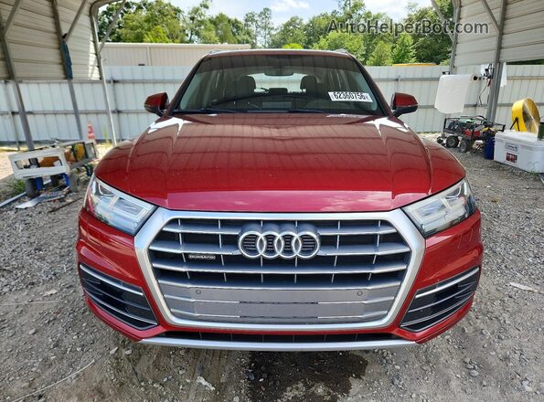 WA1BNAFY8J2060296 2018 AUDI Q5 Maroon Вид спереду