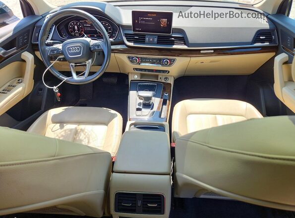 WA1BNAFY8K2036713 2019 AUDI Q5 Green Вид панелі приладів