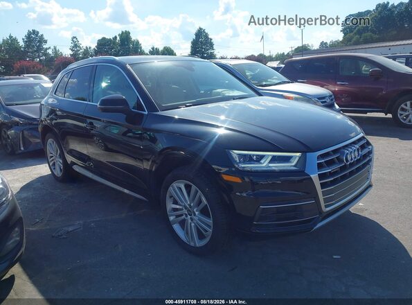 WA1BNAFY9J2013200 2018 AUDI Q5 Black Вид задньої частини салону
