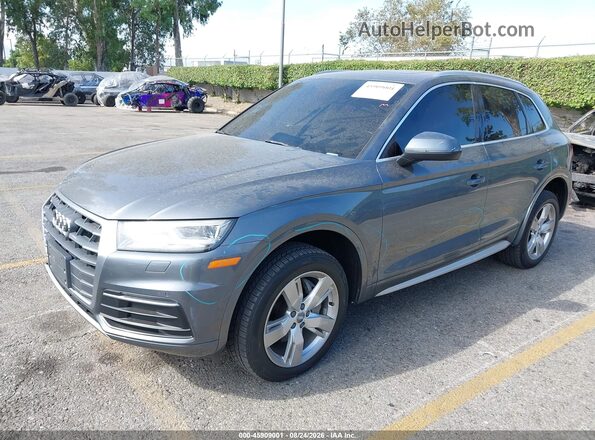 WA1BNAFY9J2150251 2018 AUDI Q5 Серый Передняя левая четверть