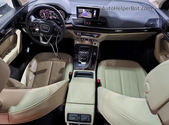 WA1BNAFYXJ2006076 2018 AUDI Q5 White Dashboard view