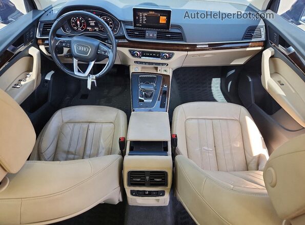 WA1BNAFYXJ2199510 2018 AUDI Q5 Black Առջևի վահանակի տեսք