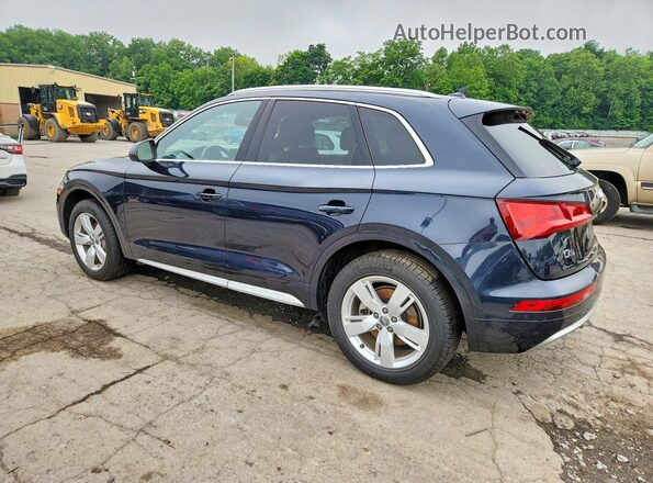 WA1BNAFYXJ2228455 2018 AUDI Q5 Blue Trasero izquierdo