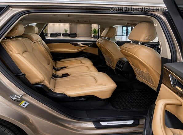 WA1BVAF14KD008818 2019 AUDI Q8 Золотой Вид салона спереди