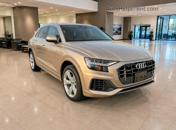 WA1BVAF14KD008818 2019 AUDI Q8 Золотой Задняя левая четверть