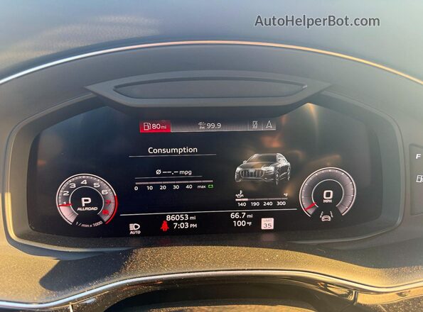 WA1BVAF14KD008818 2019 AUDI Q8 Золотой Вид задней части салона