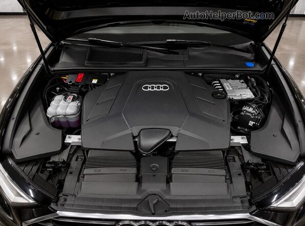 WA1BVAF14MD006957 2021 AUDI Q8 Black Vista de la etiqueta del VIN