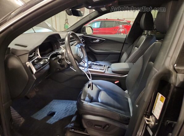 WA1BVAF17KD040906 2019 AUDI Q8 Charcoal წინა სალონის ხედი