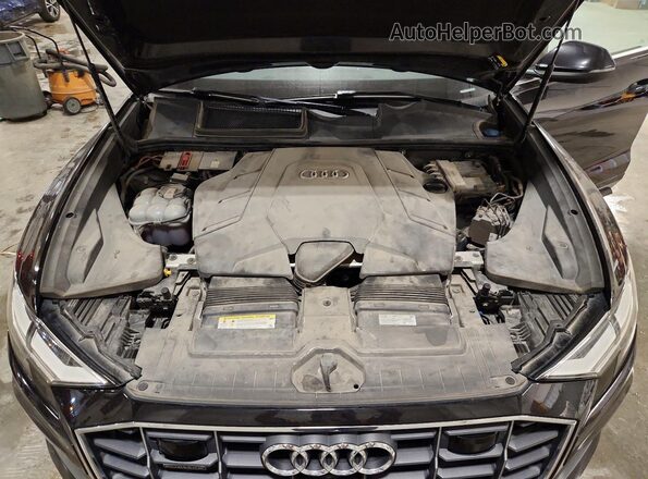 WA1BVAF17KD040906 2019 AUDI Q8 Charcoal ძრავის განყოფილების ხედი