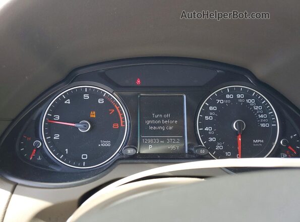 WA1C2AFP0GA040031 2016 AUDI Q5 White Instrument cluster view