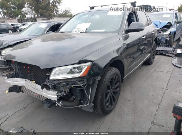 WA1C2AFP3GA065960 2016 AUDI Q5 Black Առջևի ձախ երեք քառորդ տեսարան