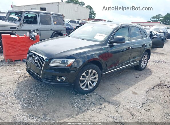 WA1C2AFP5HA028765 2017 AUDI Q5 Black Առջևի ձախ երեք քառորդ տեսարան