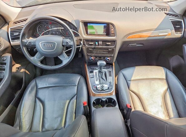 WA1C2AFP7HA026273 2017 AUDI Q5 Charcoal Вид панелі приладів