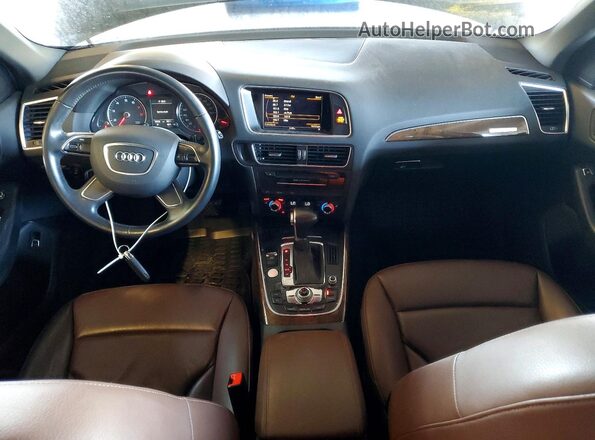 WA1C2AFP7HA066241 2017 AUDI Q5 Charcoal Առջևի վահանակի տեսք