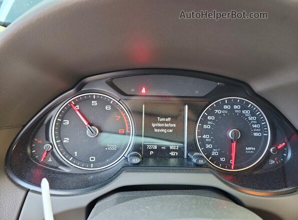 WA1C2AFP7HA086828 2017 AUDI Q5 Black Vista del cuadro de instrumentos