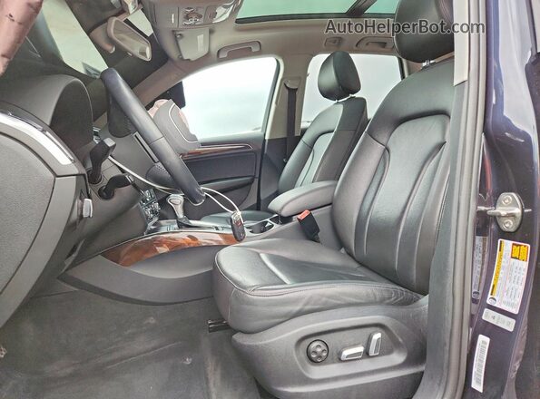 WA1C2AFP8GA060317 2016 AUDI Q5 Blue წინა სალონის ხედი
