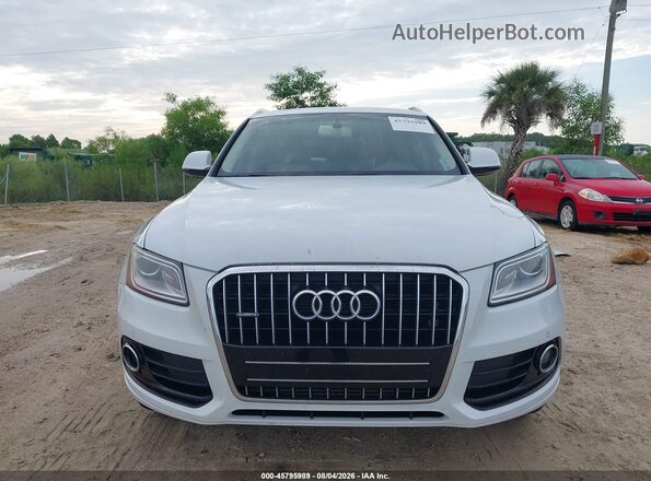 WA1C2AFP8HA074882 2017 AUDI Q5 White Widok zestawu wskaźników