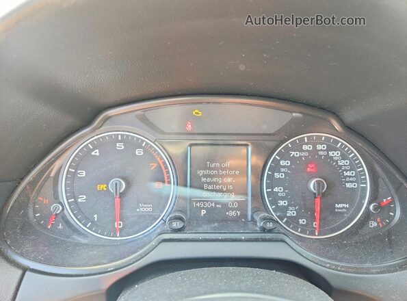 WA1C2AFP9GA041100 2016 AUDI Q5 White ხელსაწყოთა პანელის ხედი